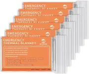 Emergency Mylar Thermal Blankets -Space Blanket Survival Kit Camping Blanket (Pa