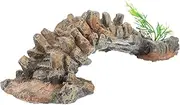 VANZACK Aquarium Decorative Bridge Miniature Bonsai Bridge Model Mini Garden Accessory Mini Garden Bridge Decorative Miniature Bridge DIY Bridge Model DIY Bonsai Bridge Model Bridge Decor