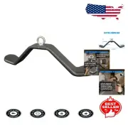 Multi-Functional Cable Machine Attachment - 16.5" Tricep Bar for Strong Workouts