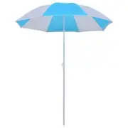 Outdoor Beach Umbrella Garden Sun Shade Parasol Shelter W/ Detachable Sidewalls