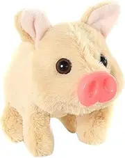 Realistic Animal Toy, Electronic Pet Plush, Smart Voice Robot, Soft Skin-Friendly Material, Interactive Sound Response, 7.09x3.54x5.91 inches for Kids, Girls, Boys, Adults