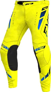 FXR Helium 2025 Motocross Pants, blue-yellow, Size 30 for Men Blue Yellow