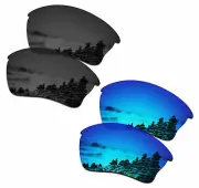 SmartVLT Men's Replacement Lenses for Half Jacket XLJ Sunglass - Black & Blue