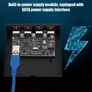 PCI-E To 4xUSB3.0 For 720201 Chip Front Floppy Bay Adapter Expansion Rise SPM