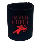 Im With Cupid - Funny Novelty Stubby Holder