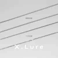 在飛比找蝦皮商城優惠-【X.LURE】14K 義大利製十字圈圈細K鍊 K鍊 裸鍊 