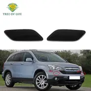 For Honda CR-V MK3 2010 2011 2012 Front Bumper Headlight Washer Spray Cleaning Actuator Cover Cap Lid SET
