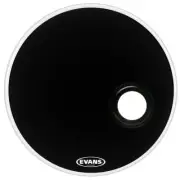 Evans 22" Emad Reso Black Bass Drumhead BD22REMAD