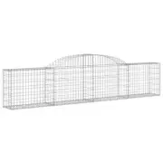 Arched Gabion Basket 300x30x60/80cm Galvanised Iron Fence Wire Wall Cage