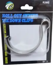 0N THE ROAD RV TIE DOWN CLIPS ROLL OUT S/S AWNING CARAVAN JAYCO DOMETIC PARTS