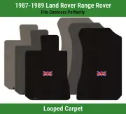 Lloyd Classic Loop Front Mats for '87-89 Land Rover Range Rover w/British Flag (for: Land Rover)