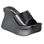 Demonia Pace-01 Gothic Punk Style Comfy Wedge Platform Sandals