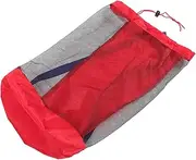 GLSTOY Large Capacity Beach Bag for Kids Mesh Beach Toy Carrying Bag Beach Tote with Drawstring Beach Mesh Bag Pool Bag Red