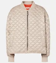 [Max Mara] Max Mara Licia quilted jacket UK 18 beige