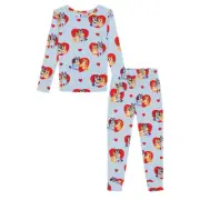 NIP Kids Bluey Love 2 piece Pajama Set size 4 Unisex Valentine’s Day