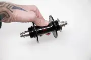 Phil Wood rear track hub fixed/free flipflop 28h black singlespeed