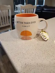 Candace Bure Dayspring Scripture Better Than Ever Coffee Cup Mug 2 Cor 5:17 NWT