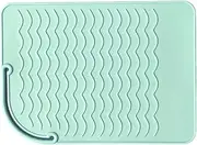 Curling Iron Pad Heat Resistant - Silicone Heat Resistant Mat, Heat Protecting Mat, Heat Proof Mat, Heat-Proof Flat Iron Cover Mat, Portable Curling Iron Cover Pad for Curling Irons Flat Irons