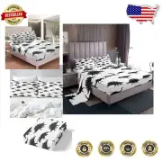Cozy King Size Dinosaur Bed Sheet Set - Super Soft Microfiber for Kids