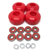 Complete Skateboard Rebuilding Kit 4pcs 52x30mm Wheels + ABEC9 Bearings