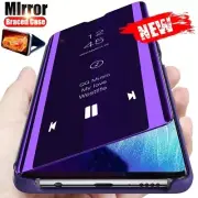 Smart Mirror Clear S-View Flip Case For iPhone 15 Pro Max 14 13 12 11 XS XR 87 6