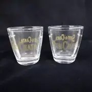 (2) New Rum Chata Shot-A-Chata Divided Shot Glasses Barware