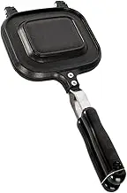 BRIGHTFUFU Frypan Double-Sided Cooking Non-Stick Induction Ready Easy to Clean Storage Hook