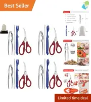 Elegant 17-Piece Seafood Tool Kit: Ultimate Crab & Lobster Preparation Set