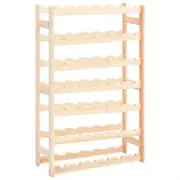 Wine Rack for 42 Bottles Solid Wood Pine