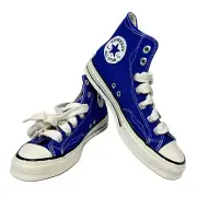 Converse Chuck 70 HI Shoes Men's Size 9.5 Blue White Black A08523C