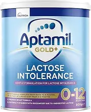 Aptamil Gold+ Lactose Intolerance Baby Infant Formula, Lactose-Free, Helps Babies with Digestive Discomfort, Contains Scientifically Researched Ingredients, Easy to Prepare, From Birth to 12 Months, 900g
