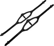 2pcs Silicone Dive Mask Straps Replacement Head Band for Men Women for Swimming Snorkeling Scuba Diving Accessories Enhanced Visibility Comfort