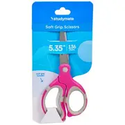 Studymate Soft Grip Scissors 135mm Pink