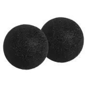 2 Pcs Hand Exercise Balls Squeeze Ball Stress Ball Black