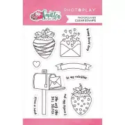 PhotoPlay Photopolymer Clear Stamps-Smitten (Pack of 1)