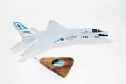 RVAH-14 Eagle Eyes RA-5C (1974) Vigilante Model, 1/50th (18") Scale, Mahogany