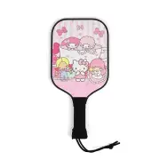 Sanrio Pickleball Set for Kids, Whimsical Pink Paddle Kit, Fun Outdoor Activity,