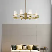 Eamon Pendant Light 8Lt in Black or Brass