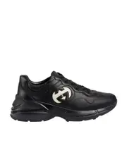 Gucci Interlocking G Rhyton Sneakers UK6.5,UK7.5,UK8,UK5.5,UK7,UK12,UK6 Black