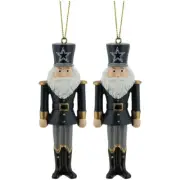 NFL Dallas Cowboys Tree Decoration Nutcracker Set Pendant Ornament Nutrcacker