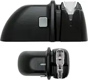KYOCERA DS-38 Advanced Diamond Hone Knife Sharpener for Ceramic and Steel Knives,Black