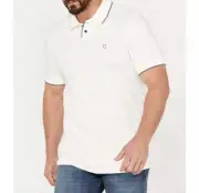 Brixton Polo Off white with Green trim Men’s size 2XL