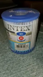 Intex 29007E Type H Easy Set Filter Cartridge Replacement for Swimming Pools