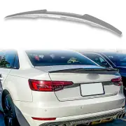 Painted V Style ABS Trunk Spoiler For Audi A4 B9 16-21 Sedan Florett Silver LZ7G (for: Audi)