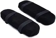 traderplus 2 Pcs Memory Foam Chair Armrest Pads Cushion Cover Elbow Pillow for Forearm Pressure Relief
