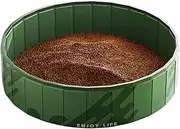 Dog Pool, Foldable Pet Bathing Tub, Portable No Inflation Puppy Swimming Pool for Dogs, Cats, and Kids, Durable Pet Spa for Outdoor Backyard Camping, 1 Piece