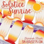 Solstice Sunrise Color Street Strips NEW HTF Retired Unicorn Design