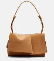[Christian Louboutin] Christian Louboutin Baggy Small suede shoulder bag One Size beige