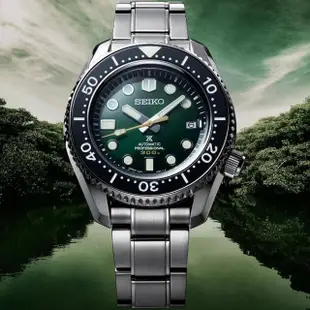 【SEIKO 精工】創業140周年紀念款 陶瓷圈 潛水機械腕錶 SK044 母親節 禮物(SLA047J1/8L35-01E0G)