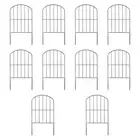 10Pcs Garden Fence Panels Animal Barrier Fences Picket Edge Landscape Outdoor